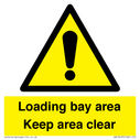 loading-bay-area-keep-area-clear-sign~
